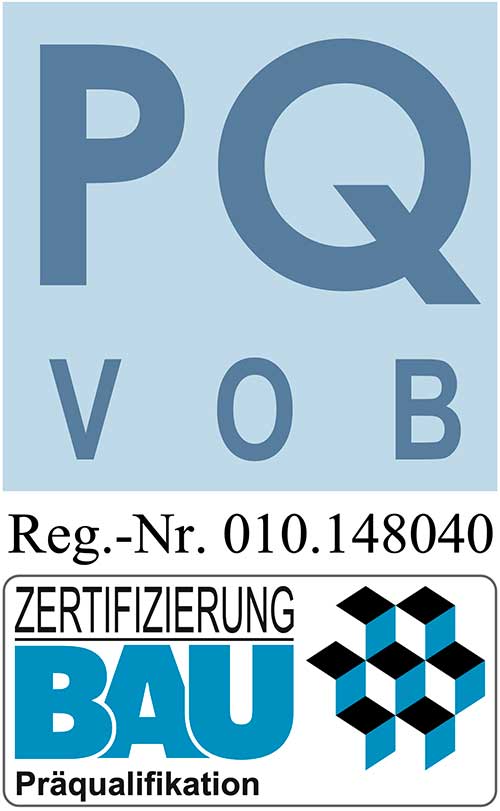 Zertifizierung Bau Präqualifikation (PQ VOB) Gerüstbau Cieslik